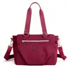 Bolsa nova da moda feminina multifuncional de grande capacidade Moda bolsa de ombro simples casual de cor sólida bolsa transversal