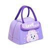 Bolsa Térmica Trapezoidal, Capacidad Extra Grande, Bolsa de Almuerzo Portátil para el Trabajo, Bolsa de Lonchera Térmica para Estudiantes, Portátil Doble Bolsillo