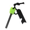 Varilla de Magnesio Flambeante para Exteriores Pedernal Impermeable Equipo de Supervivencia en Campo Portátil Luminoso Traje Pedernal Fuego Multifuncional