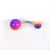 Piercing de Umbigo Transfronteiriço Borla Personalizado Exagerado Moda Body Piercing Joia Lantejoula Estrela Ponto Anel Acrílico Atacado