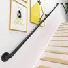 Corrimão de Escada Moderno Simples Casa Arte em Ferro Tubo de Água Interior Loft Montado na Parede Idoso Antiderrapante Corrimão Corredor de Escada