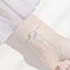 Pulsera de plata de ley s925 con diseño original de BaObAo, con un dulce y fresco sueño de flor de cerezo, luz de hada súper lujosa y exquisita.