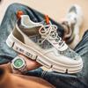 Dropshipping Zapatillas Nuevas de Primavera y Verano Estilo Étnico de Nicho Zapatillas Retro Zapatos con Pintura al Óleo Bosque Secreto Zapatos Versátiles de Moda para Hombre