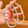 Novos Acessórios de Cabelo de Desenho Animado para Crianças, Faixas de Cabelo Multifuncionais com Anel de Telefone, Tiaras para Meninas Pequenas, Laços de Cabelo Fofos