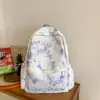 Nueva Mochila Tie-dye Ins de Comercio Exterior para Estudiantes de Secundaria Niñas Estilo Coreano Mochila Ligera Bolso de Doble Hombro de Nicho Gran Capacidad Transfronterizo