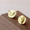 Pendientes Nafoge de plata al por mayor con incrustaciones de perla natural de agua dulce, chapados en oro, pendientes de moda europea y americana, creativos, de plata de ley 925