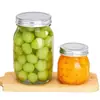 Frascos Mason Cuadrados y Redondos, Frascos Sellados para Almacenamiento de Alimentos, Frascos Transparentes Espesos para Mermelada, Frascos para Miel, Frascos para Conservas al por Mayor
