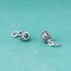 Prata Esterlina S925 Estilo Antigo Retro Estilo K Moda Estilo Ins Mini Pingente de Coroa Pingente para Pulseira de Miçangas Anel DIY