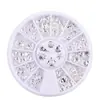 Atacado de Fábrica de Unhas Postiças, Rebites para Nail Art Temáticos do Oceano de 12 Peças, Pedaços de Concha Estrela-do-Mar Madrepérola, Decorações de Metal para Unhas