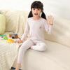 Set de Ropa Interior para Niños Niños Espesado Niñas Clase a Térmico Tops y Pantalones Bebé Cálido Suave Algodón Base Camiseta