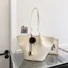 Bolsa de Tote Arrugada de Gran Capacidad Nueva Otoño 2026 Moda Femenina Versátil para el Trabajo y el Uso Diario Bolso de Hombro