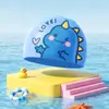 Gorros de Natación para Niños Son Modernos y Lindos, Estilo Dibujos Animados, Impermeables, Protegen los Oídos, No Aprietan, Gorros de Natación de Silicona para Niños y Niñas, Al Por Mayor
