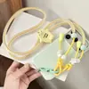 Lanyard para teléfono, estilo cruzado, diseño colorido inspirado en la dopamina, correa larga ajustable para funda de teléfono, cordón de seguridad antirrobo para teléfono