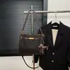 Bolsa Tote Fosca Casual Retrô para Mulheres 2025 Nova Grande Capacidade High-End para Trabalho Ombro Axila Bolsa Platina