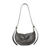 Bolsa Crossbody Estilo Popular Bolsa Dumpling Camurça de Alta Qualidade Feminina 2023 Outono e Inverno Nova Moda Bolsa de Ombro Popular