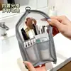 Bolsa Portátil Simple para Guardar Artículos de Tocador para Viajes y Viajes de Negocios, Bolsa de Artículos de Tocador Impermeable para el Hogar, Bolsa de Maquillaje de Malla Eva de Pie