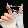 Nuevo Pulsera de Borla con Cuentas de Estilo Chino, Exquisita y a la Moda, de Nicho, Bidimensional, Lujo Ligero, Versátil, Apilable, Pulsera de Cuentas Impresionantemente Hermosa