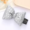 Nueva textura piel plisada accesorios de lazo algodón tridimensional lazo pequeño ropa sombrero accesorios accesorios mujer