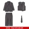 Comercio Exterior Transfronterizo Elegante Traje Británico para Niños Conjunto Traje de Boda Paje Ropa Formal Traje para Niños Ropa para Presentación de Piano
