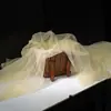 Tela de malla de hilo de niebla de hadas ins, suave, hecha a mano, bricolaje, color sólido, velo de encaje, tela de tul transparente para ropa