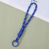 Cordão Colorido de Renda Curto para Celular Chaveiro Tecido à Mão Acessório Pingente de Corda Acabado Venda por Atacado