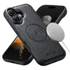 Suteni es Adecuado para Funda de Teléfono Móvil Iphone18Promax, Funda de Cuero de Manzana con Patrón de Lichi, Carga Inalámbrica Magsafe
