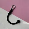 Hebilla para Mochila en Forma de D de Aleación de Zinc con Cordón de Paracord Trenzado Gancho de Hebilla de Resorte para Muñeca Multifuncional Llavero EDC Portátil Anti-Pérdida