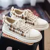 Tenis de Paja de Caña Baja, Nuevos Modelos Primavera y Verano, Moda Estudiante de Moda, Tenis Casuales Estilo Coreano, Zapatos Gruesos de Moda para Hombre