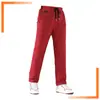 Pantalones Térmicos Eléctricos de Grafeno para Invierno Transfronterizos de Terciopelo de Cordero para Hombres con Rodilleras de Terciopelo y Engrosadas a Prueba de Frío para Personas de Mediana Edad y Mayores