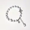 Pulsera de Cerámica Jingdezhen Nueva Pulsera de Cerámica Estilo Chino Joyería Hecha a Mano Cuerda Estilo Tíbet Puesto de Pulseras Jingdezhen