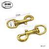 Hebilla de Gancho Chapada en Oro 12mm Llavero para Bolsos de Mujer, Gancho para Correa de Hombro, Clip de Perro, Gancho para Bolso, Se Puede Personalizar