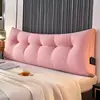 Cojín de cabecera triangular gris oscuro, cojín de cama, almohada suave de soporte lumbar para dormitorio de dormitorio, respaldo grande de tatami, no necesita quitarse y lavarse