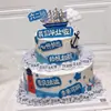 Decoración para tarta de graduación adornos velero pequeño azúcar chocolate molde de silicona tarjeta de graduación plug-in