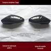 Adequado para Volkswagen Tange Capa de Espelho Retrovisor Eletrogalvanizada ABS Modificação Especial Padrão Fibra de Carbono Sub-Prata Interior Opcional