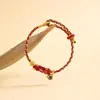 Pulsera Auspiciosa de las Ocho Deidades 2026 Año del Caballo Ocho Deidades del Zodiaco Piedra de Proyección Pulsera Roja Doce Animales del Zodiaco Cultura Creativa