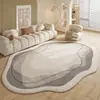Tapete Transfronteiriço Jit para Sala de Estar, Capa de Sofá de Veludo Cristal Estilo Creme, Cobertura Completa de Área Grande, Tapete de Chão Doméstico Resistente à Sujeira para Quarto