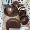 Juego de Platos Exquisitos de Alta Gama Estilo Chino para el Hogar, Nuevo Vajilla de Cerámica, Tazones, Platos, Platos para Pescado, Retro Festivo para Casa Nueva