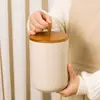 Pote de cerâmica nórdico pote doméstico selado porta-chá pote grande pote de armazenamento de grãos para cozinha pote de armazenamento pote de café