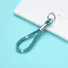 Cordão para Celular Corrente Curta Pendurada Moda Strass Corrente para Celular Decoração Pendurada Corda Pendurada Anti-perda Corda com Pingente de Diamante Chaveiro
