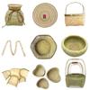 Coleção Completa de Artesanato de Bambu: Cestas de Bambu, Cestas Domésticas Trançadas para Frutas e Vegetais, Pá de Bambu, Cestas de Secagem, Cestas de Peixe e Mochilas