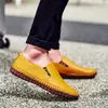 Mocasines de Primera Capa de Piel de Vaca sin Cordones de Moda Cruzados Talla Grande Formales Mocasines de Piel Zapatos Casuales Zapatos Perezosos Zapatos de Hombre