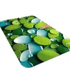 Tapete de banheiro com padrão de pedras 3D, absorvente e de secagem rápida, antiderrapante, para uso doméstico, tapete de terra de diatomáceas, disponível para dropshipping