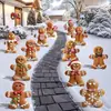 Nuevo letrero de suelo navideño con diseño de cachorro Grinch, letrero impermeable para césped de fiesta al aire libre, jardín