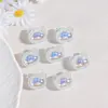 Estilo Coreano Gradiente Alta Elasticidade Elástico de Cabelo Menina Versátil Desenho Animado Elástico de Cabelo Rabo de Cavalo Corda de Cabelo Urso com Contas