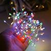 Luzes LED pequenas coloridas luzes piscantes cordão de luzes cordão de luzes de cobre flores decorativas estrelas de balão barra de luzes luzes decorativas de aniversário
