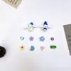 Accesorios para Zapatos Tipo Clog de Estilo Nuevo con un Toque de Alta Gama, Dijes Brillantes de Mariposa con Pedrería Estilo Ins, Hebilla Decorativa para Zapatos de Mariposa Negra y Blanca Oscura para DIY