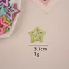 Presilha de Cabelo Estrela Dopamina Y2K Presilha de Cabelo Estrela de Cinco Pontas Fofa para Meninas Presilha de Cabelo Cor Doce Ins Presilha BB Presilha para Franja