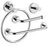 Juego de Toallero Barra para Toallas de Baño Acero Inoxidable 304 Juego Soporte para Papel Higiénico de Baño Colgante de Ferretería para Baño