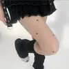 Rojo Deseo Puro Medias de Seda Pequeño Amor Chicas Japonesas Calientes Negras Medias de Seda para Mujer Sexy Negras de Fondo Calcetines de Cerdo Ultra-delgados