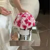 [En Stock] Nuevo Producto Cubo de Abrazo con Lazo Mediano Caja de Regalo con Flores Preservadas